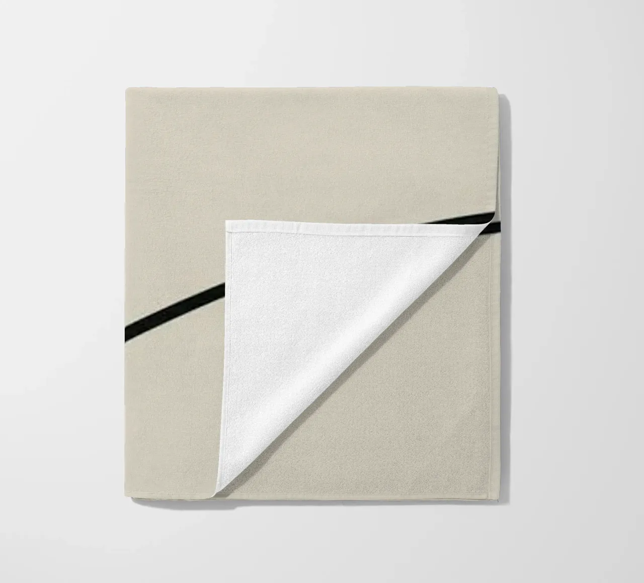 Minimal graceful line art abstract 16 telo mare da Little Dean