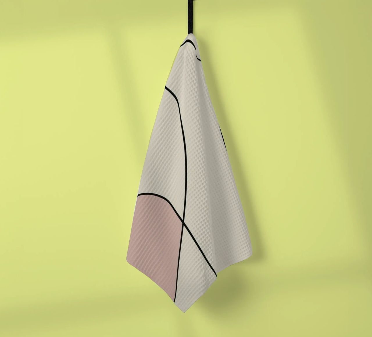 Minimal graceful line art abstract 15 canovaccio da cucina da Little Dean