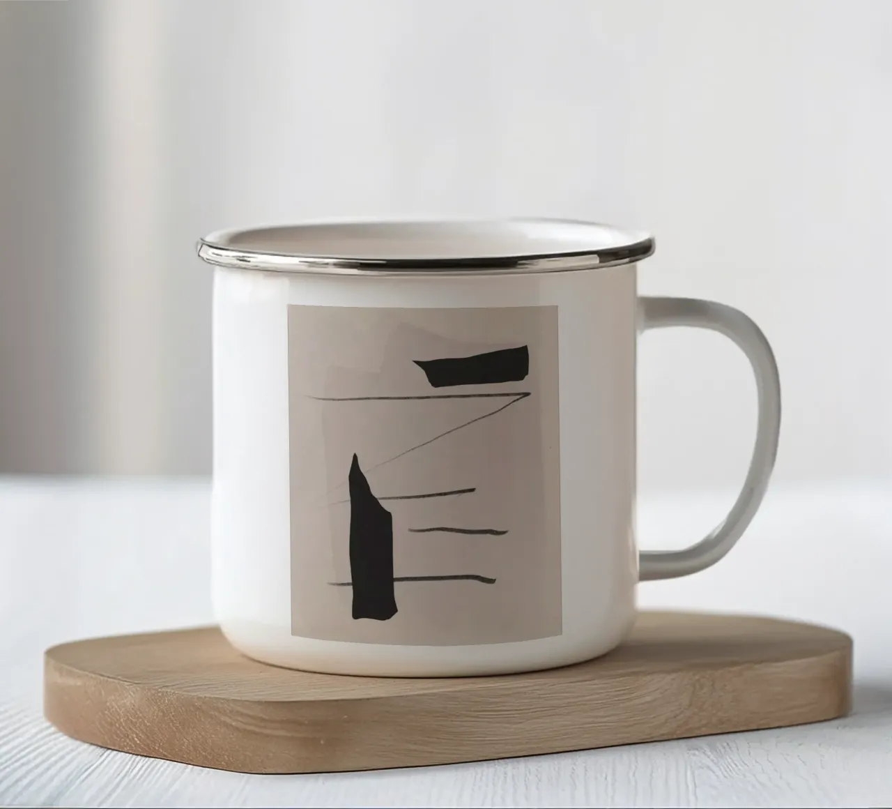 Di linea e di taglio tazza in smalto da Little Dean