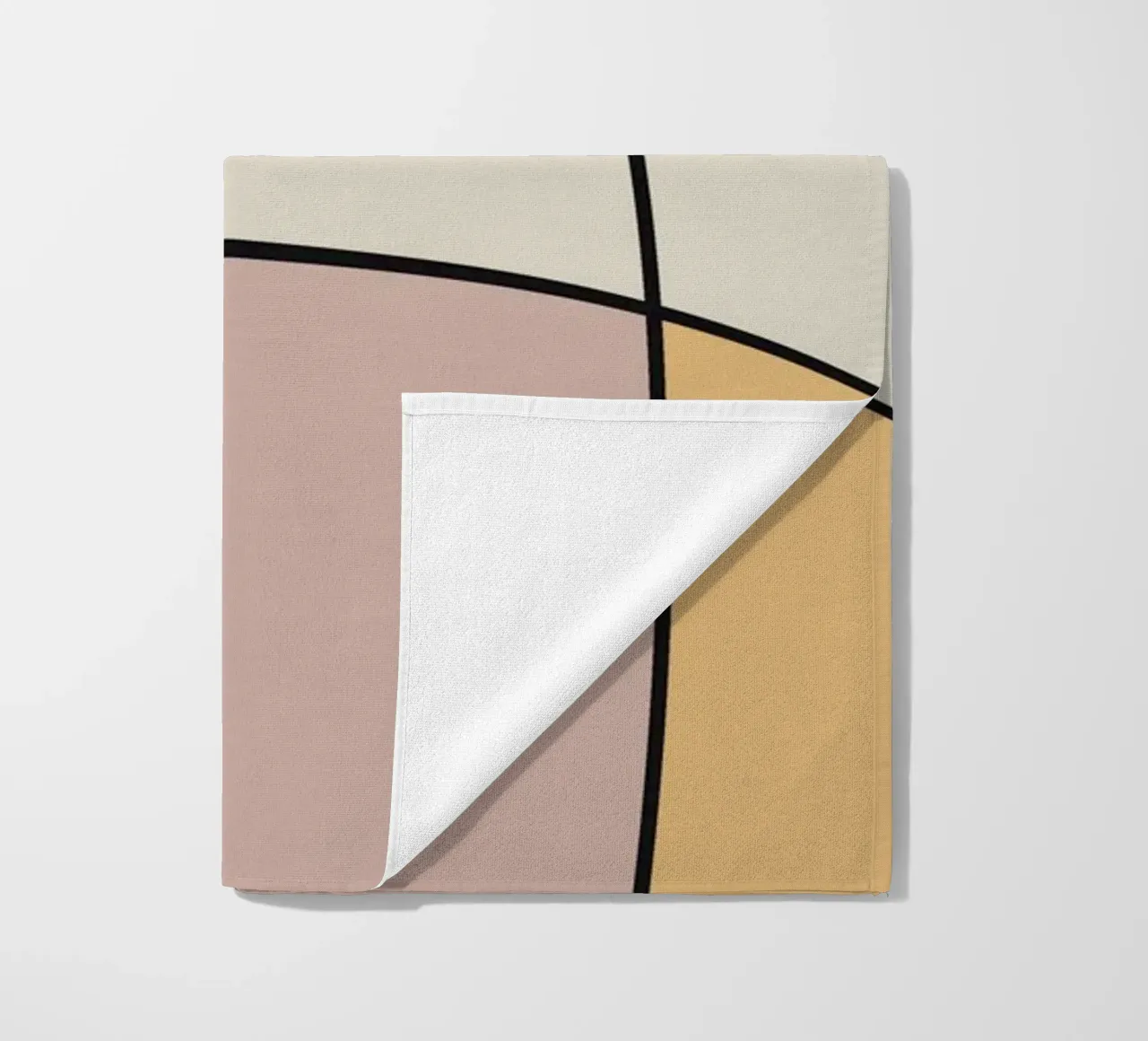 Minimal graceful line art abstract 13 telo mare da Little Dean