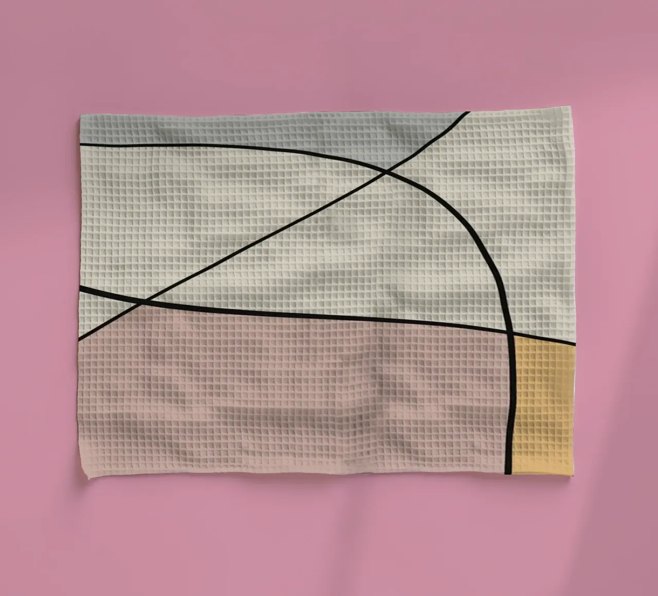 Minimal graceful line art abstract 13 canovaccio da cucina da Little Dean