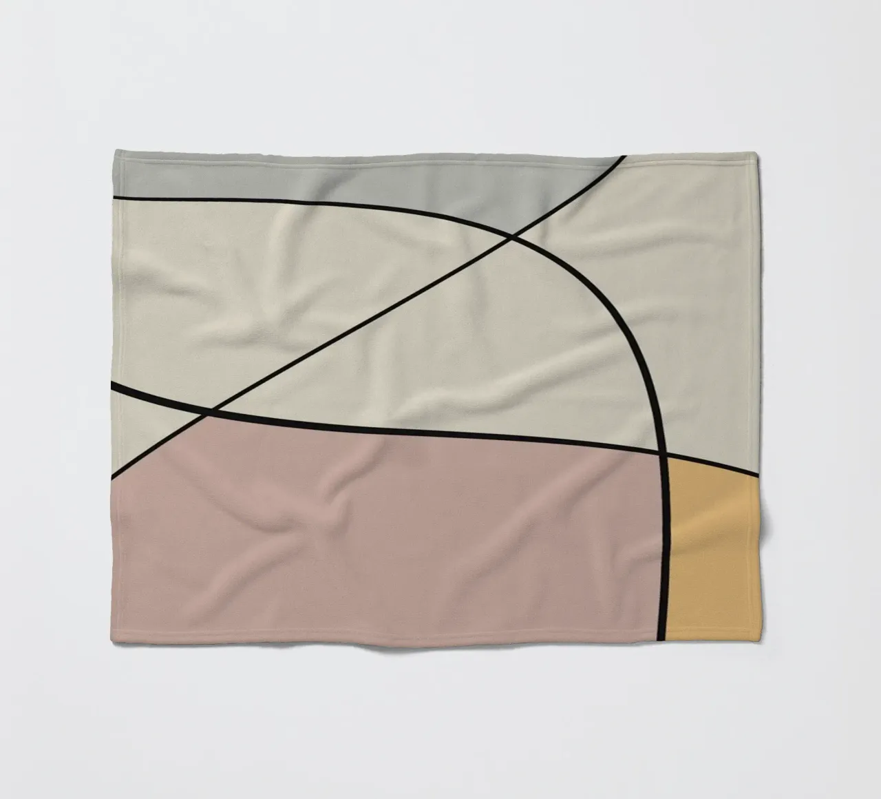 Minimal graceful line art abstract 13 coperta in pile da Little Dean