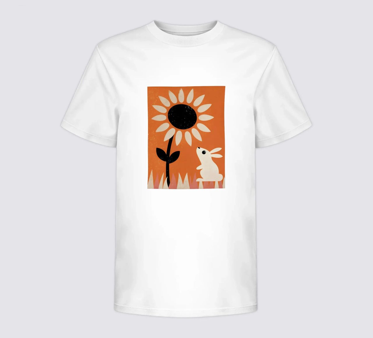 Girasole e coniglio Retro Pop t-shirt bambini da THE LATEST SHOP