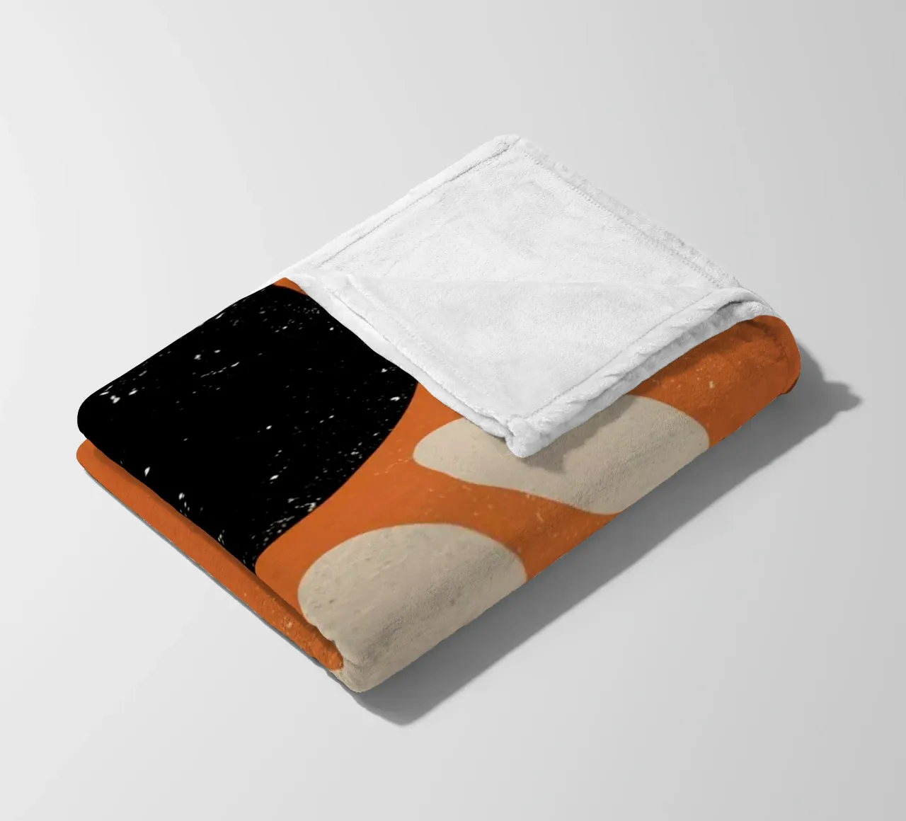 Girasole e coniglio Retro Pop coperta in pile da THE LATEST SHOP