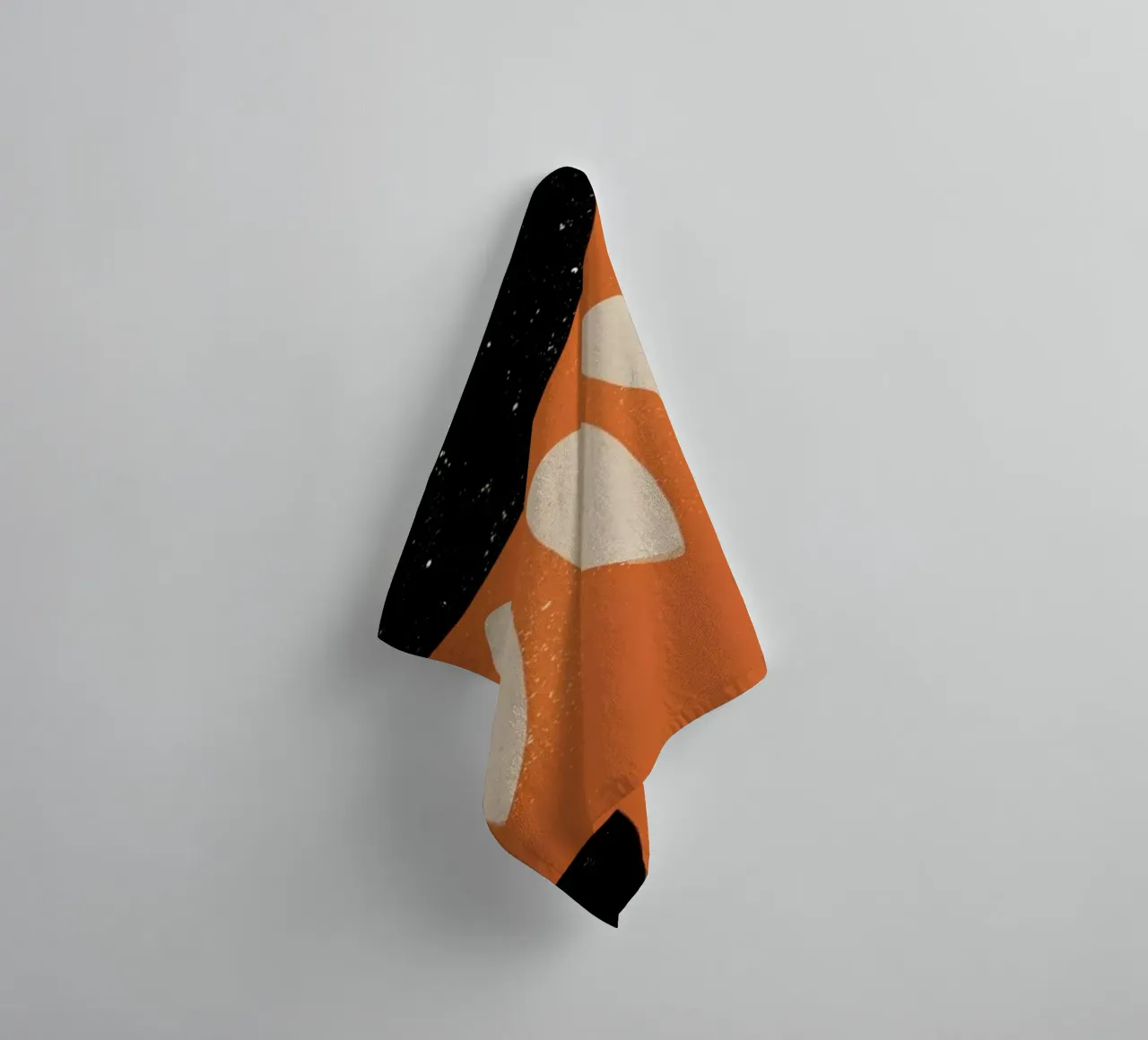 Sunflower and Rabbit Retro Pop towel by THE LATEST SHOP