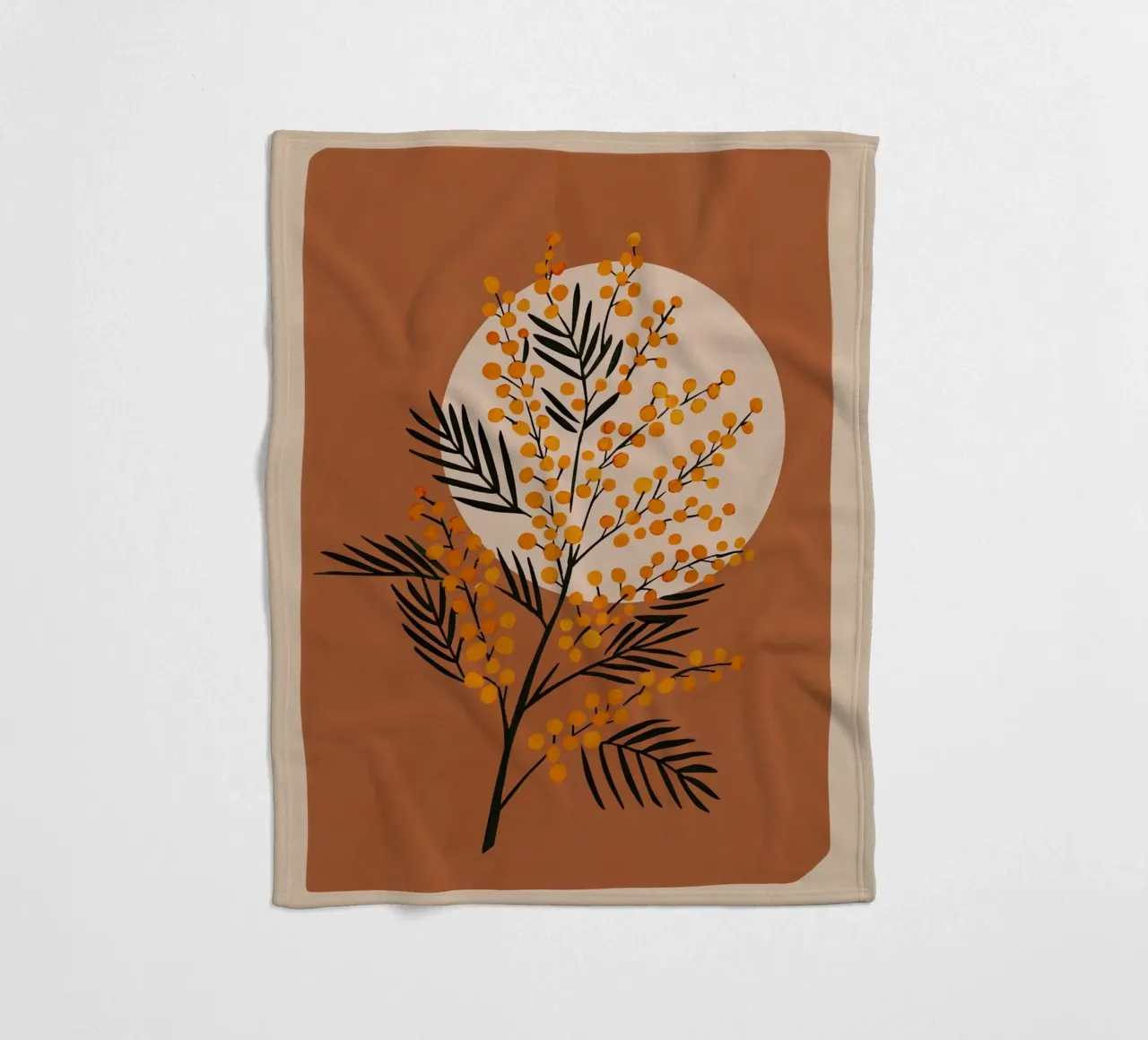 The Mimosa 1 coperta in pile da cityart