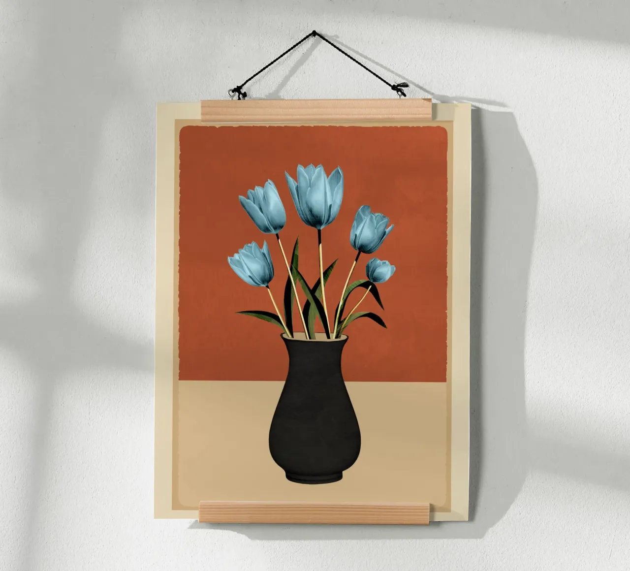 Tulips In Vase 3 carta hahnemühle da cityart