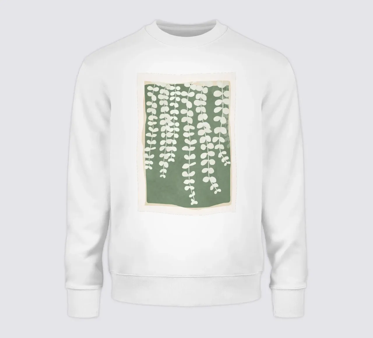 Minimal Abstract Leaves 2 felpa da cityart