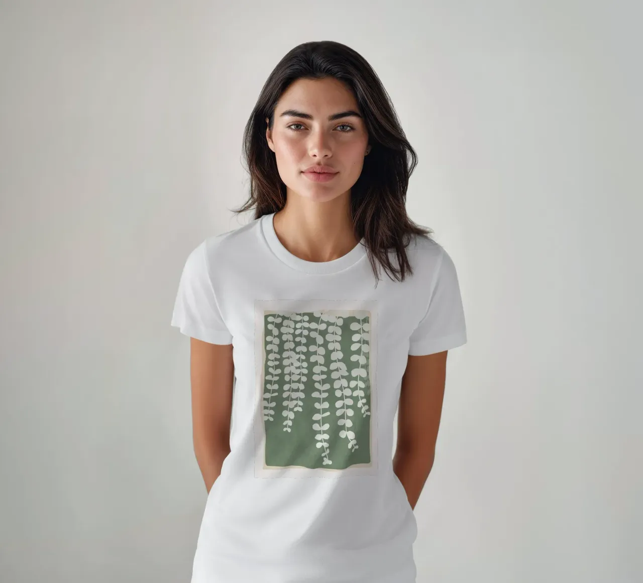 Minimal Abstract Leaves 2 t-shirt da cityart