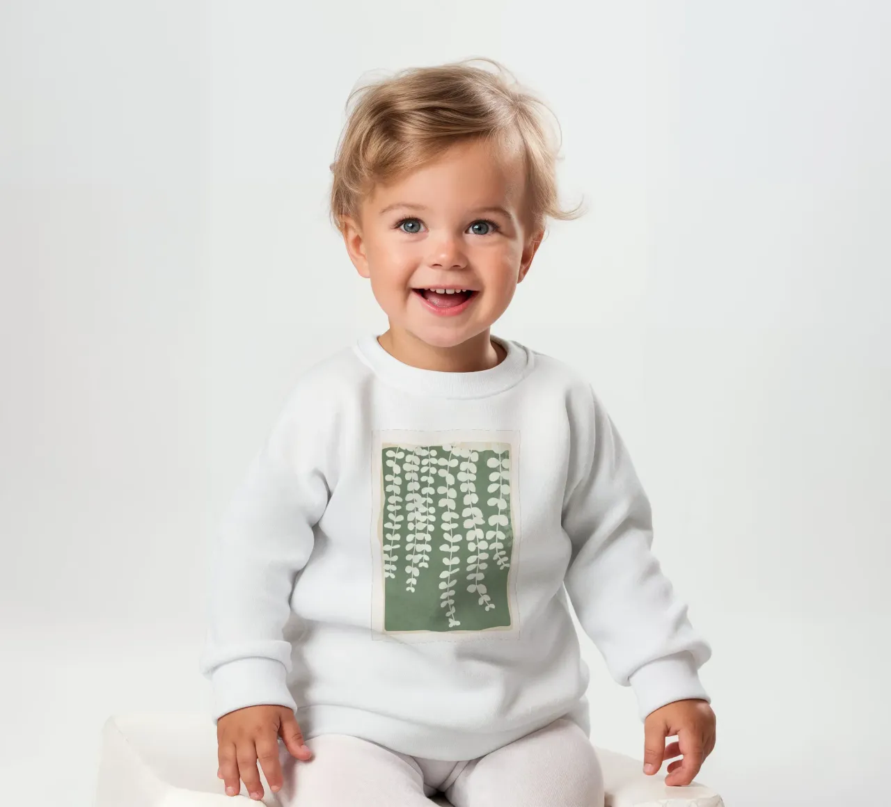 Minimal Abstract Leaves 2 felpa neonato da cityart