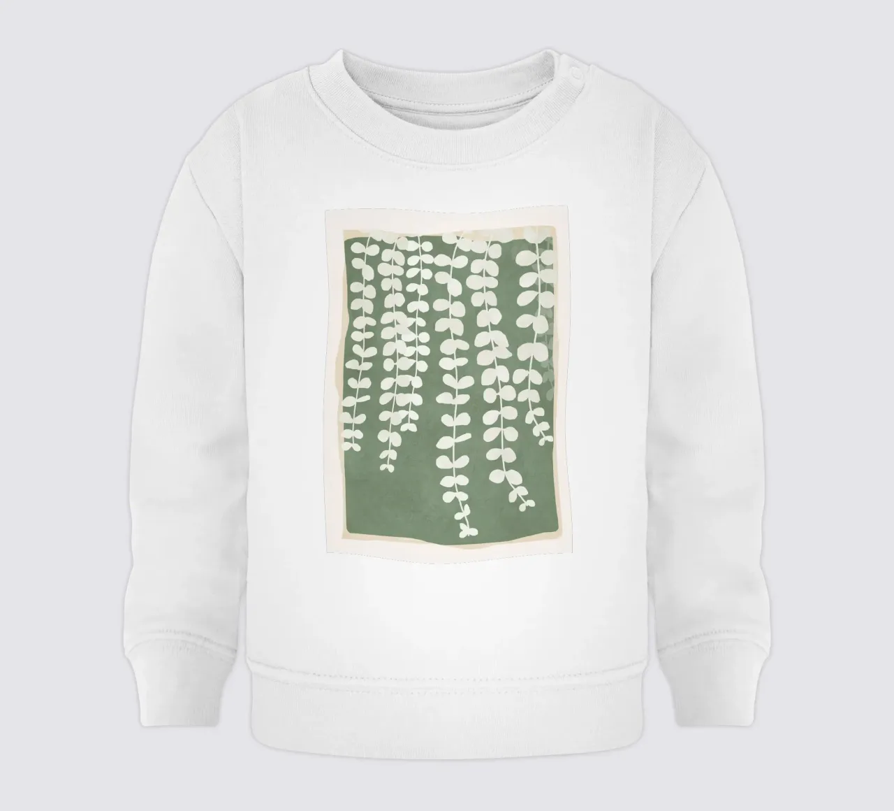 Minimal Abstract Leaves 2 felpa neonato da cityart