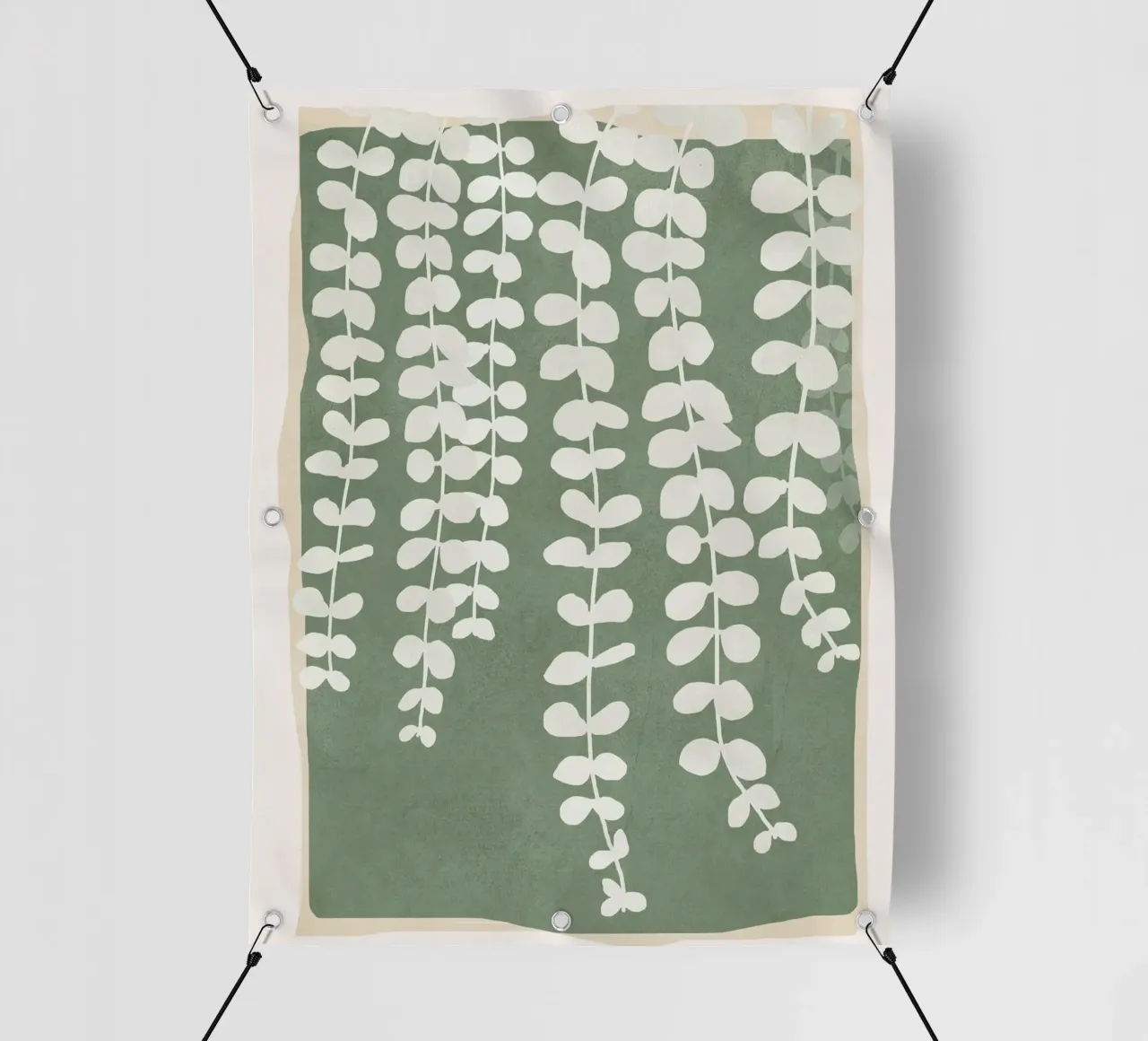 Minimal Abstract Leaves 2 telo in pvc da cityart