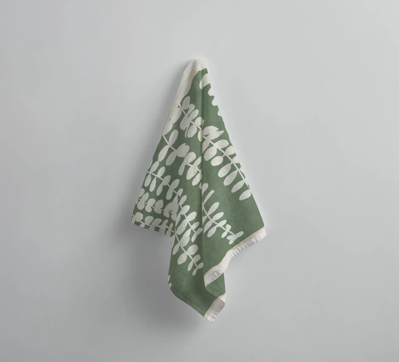 Minimal Abstract Leaves 2 asciugamano da bagno da cityart