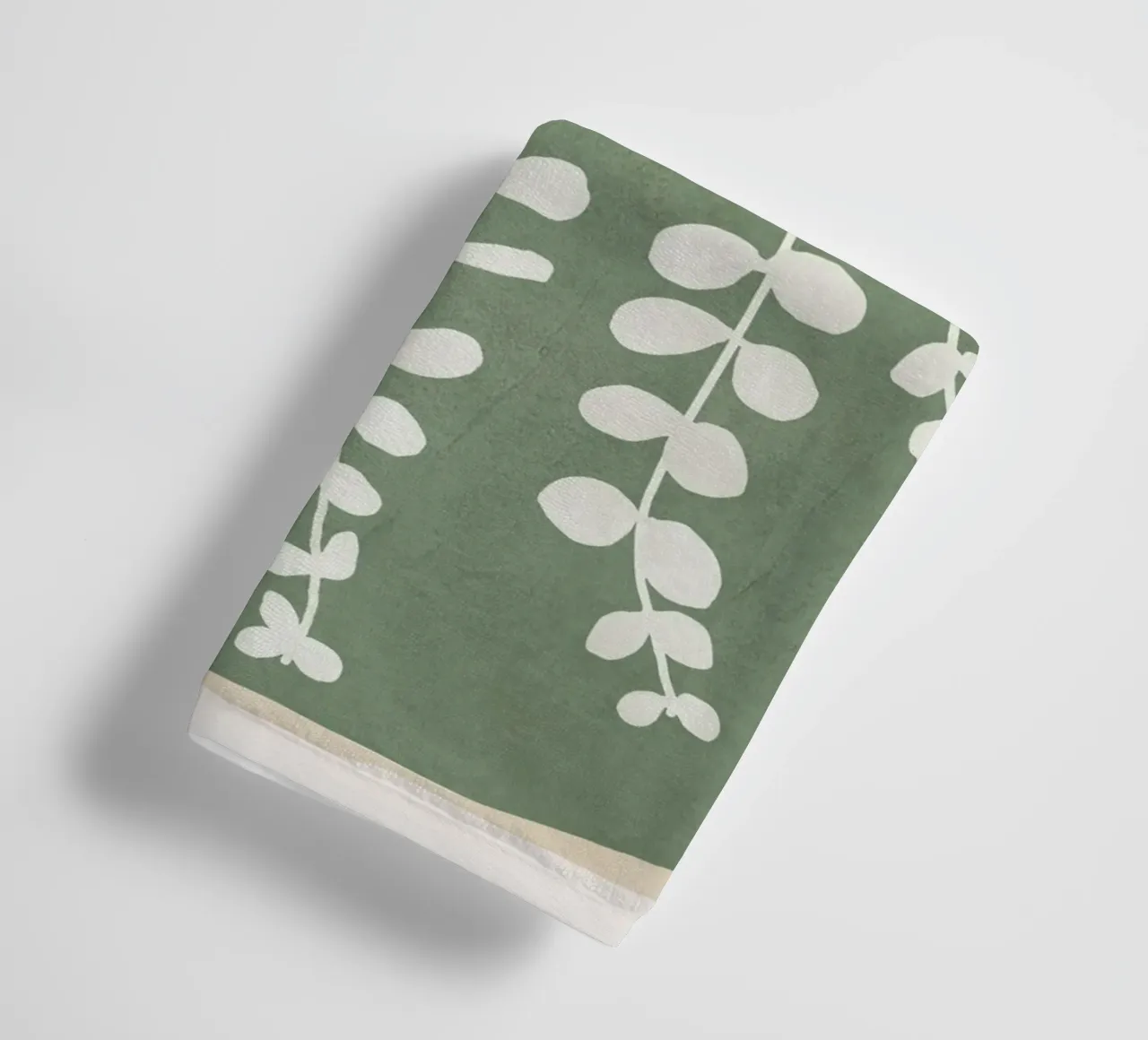 Minimal Abstract Leaves 2 asciugamano da bagno da cityart