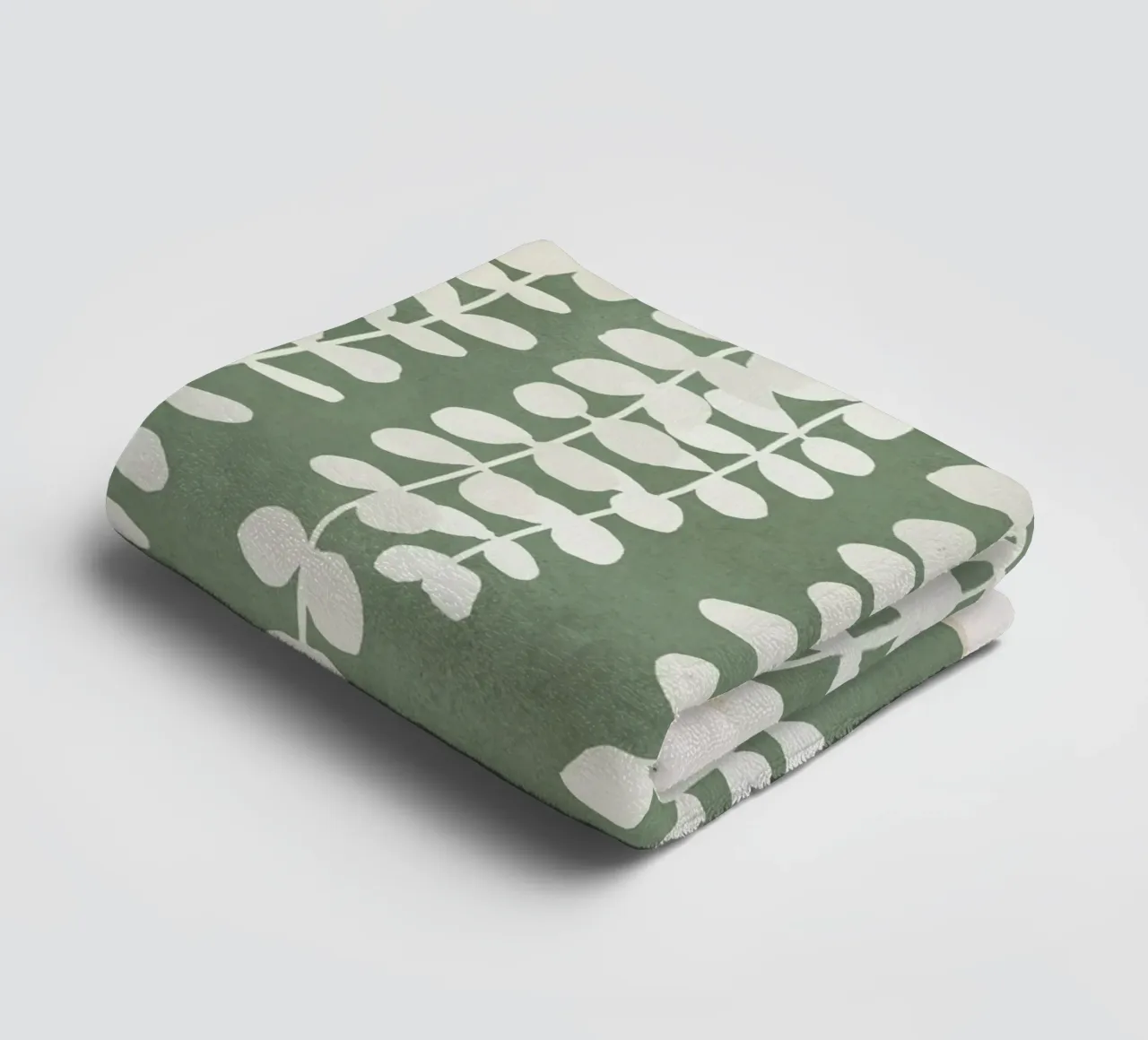 Minimal Abstract Leaves 2 asciugamano da bagno da cityart