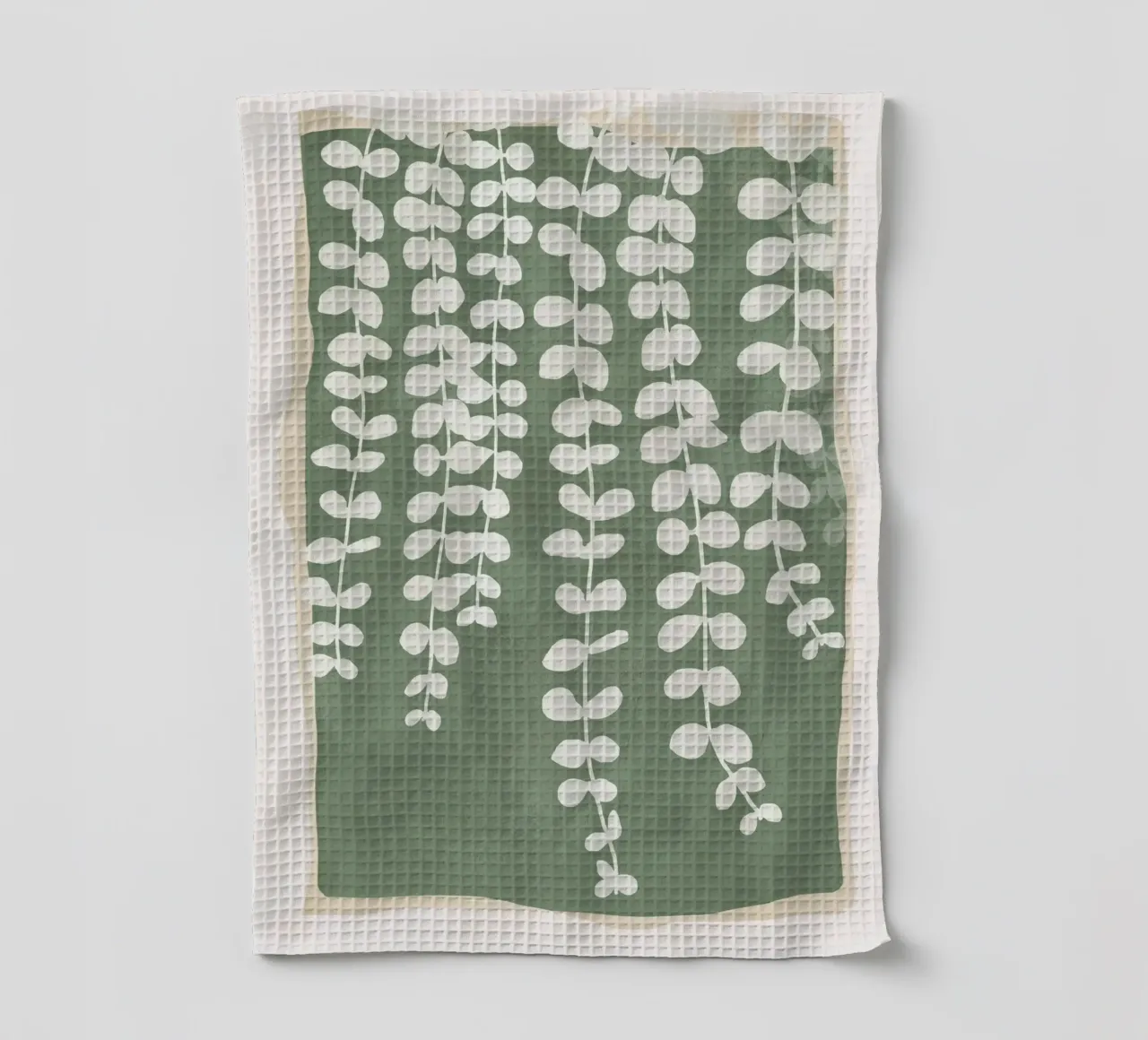 Minimal Abstract Leaves 2 canovaccio da cucina da cityart