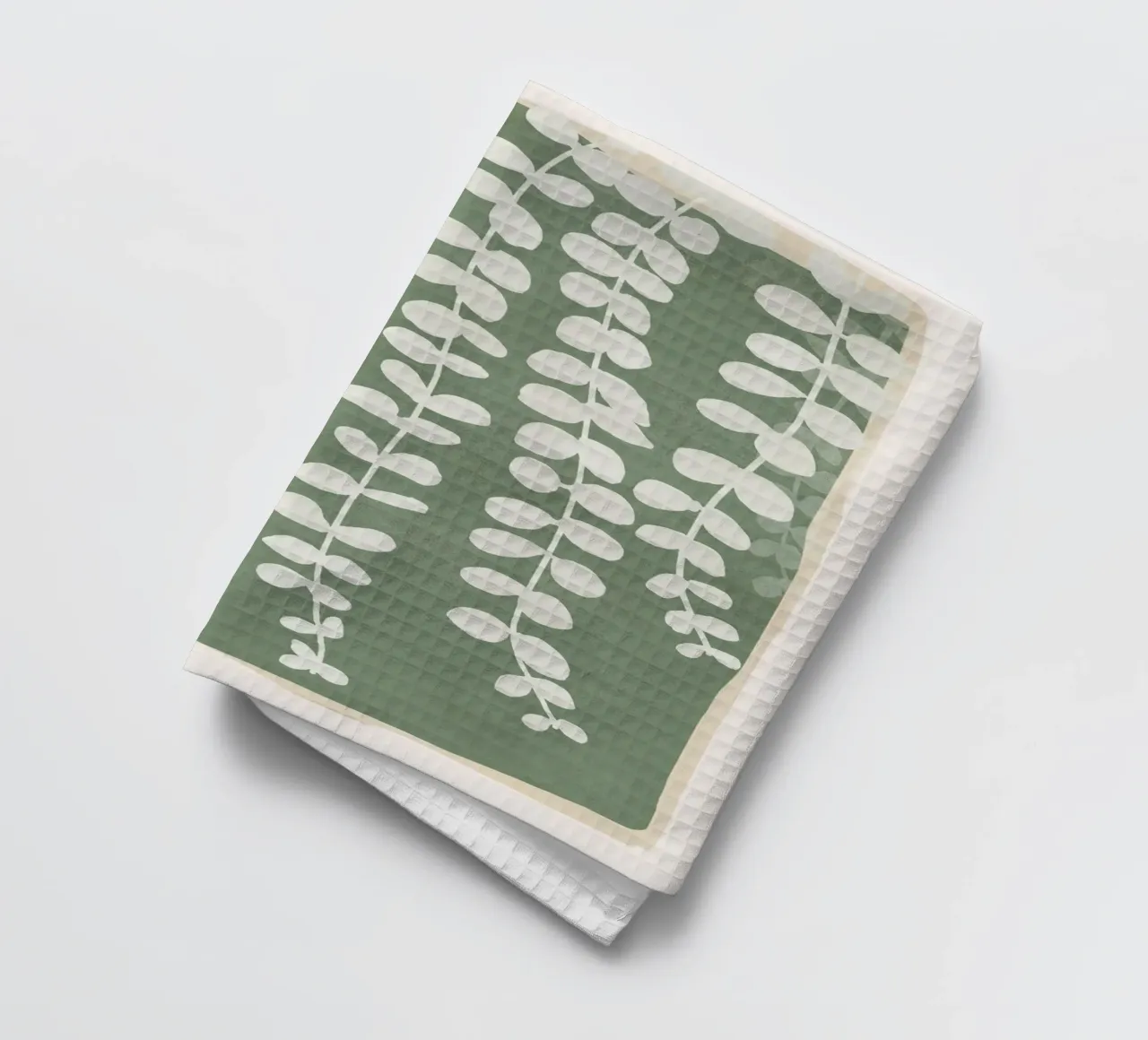 Minimal Abstract Leaves 2 canovaccio da cucina da cityart