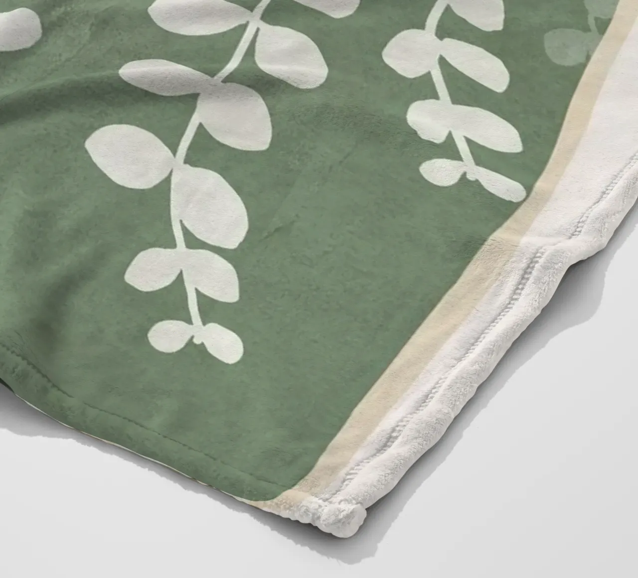 Minimal Abstract Leaves 2 coperta in pile da cityart