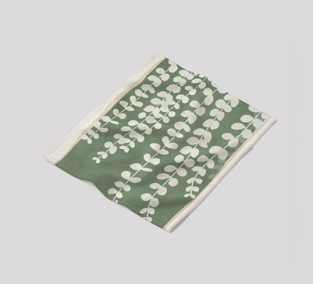 Minimal Abstract Leaves 2 coperta in pile da cityart