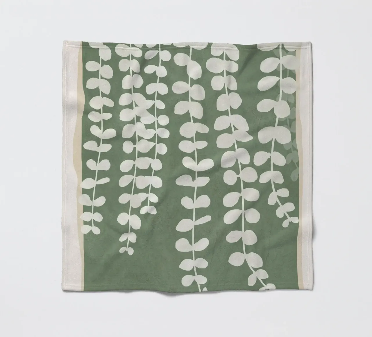 Minimal Abstract Leaves 2 coperta in pile da cityart