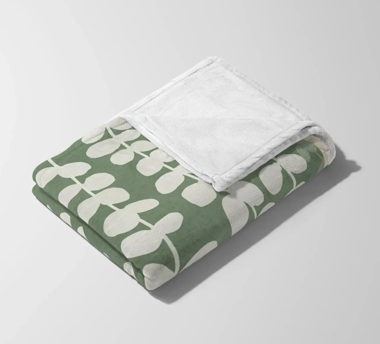 Minimal Abstract Leaves 2 coperta in pile da cityart