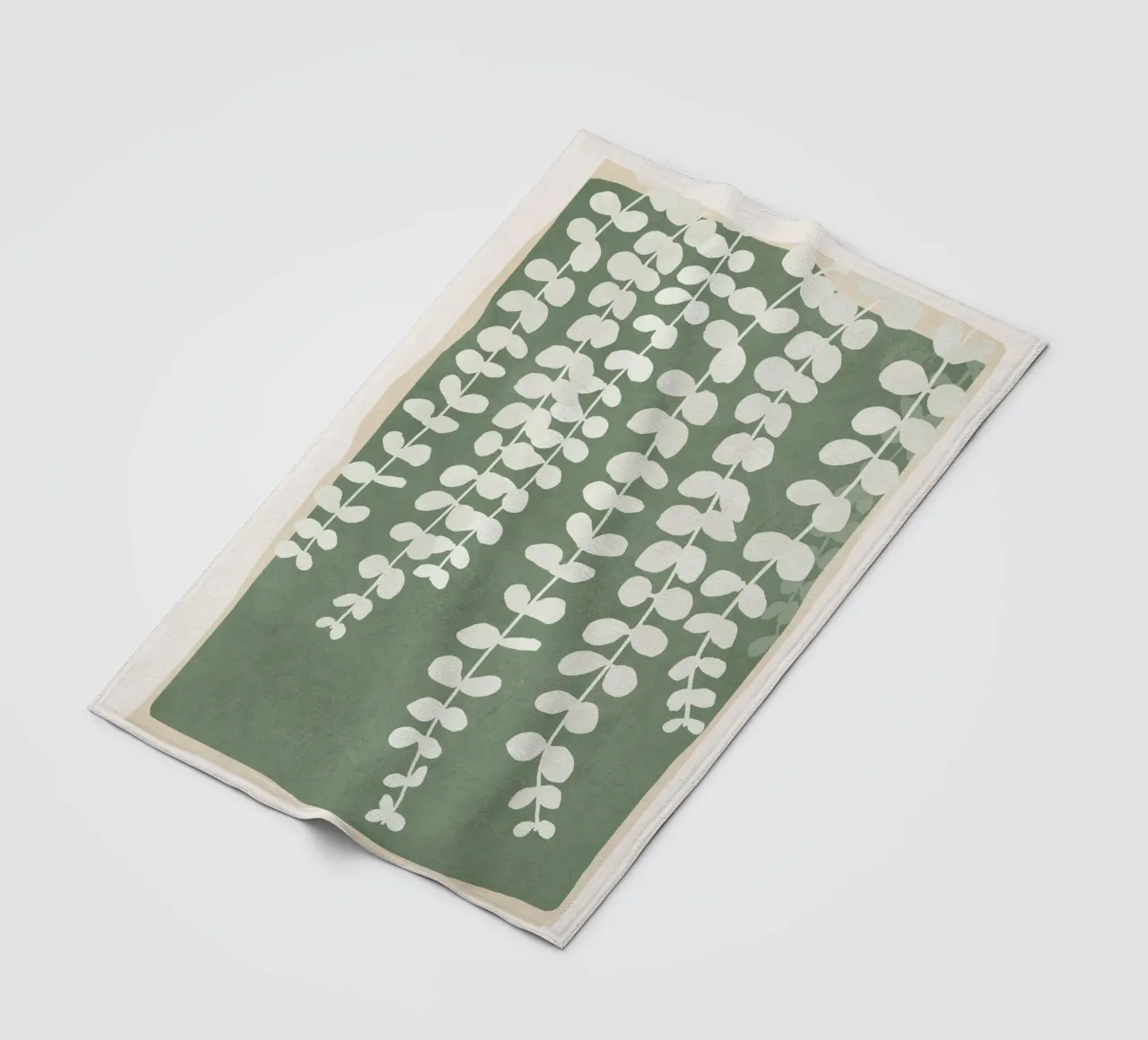 Minimal Abstract Leaves 2 coperta in pile da cityart