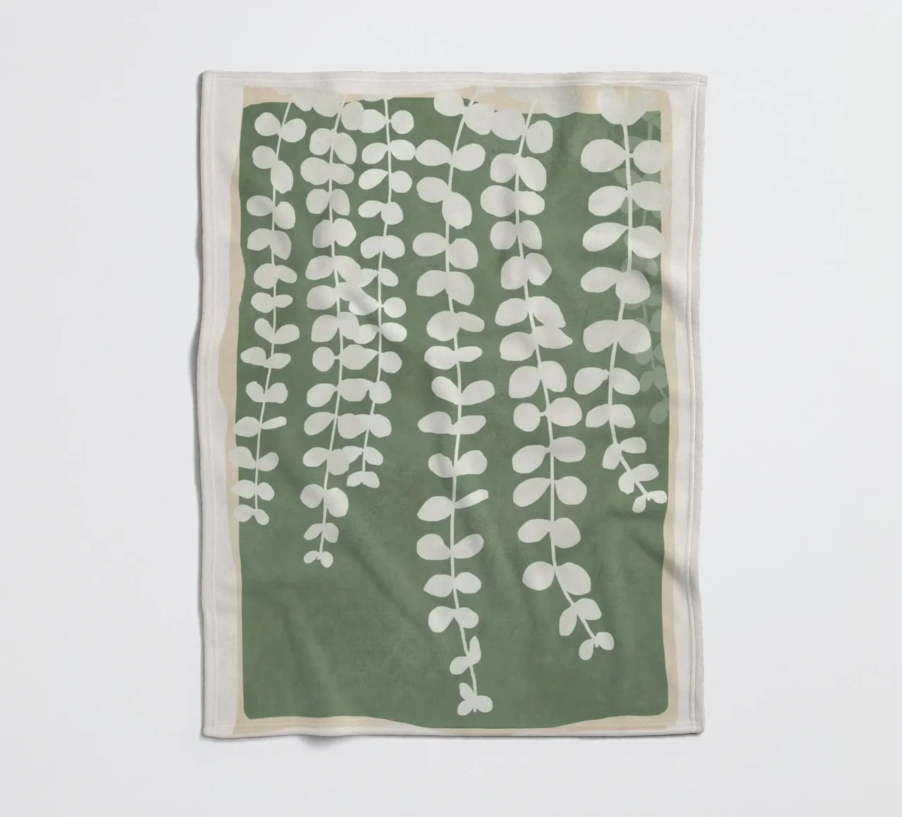 Minimal Abstract Leaves 2 coperta in pile da cityart