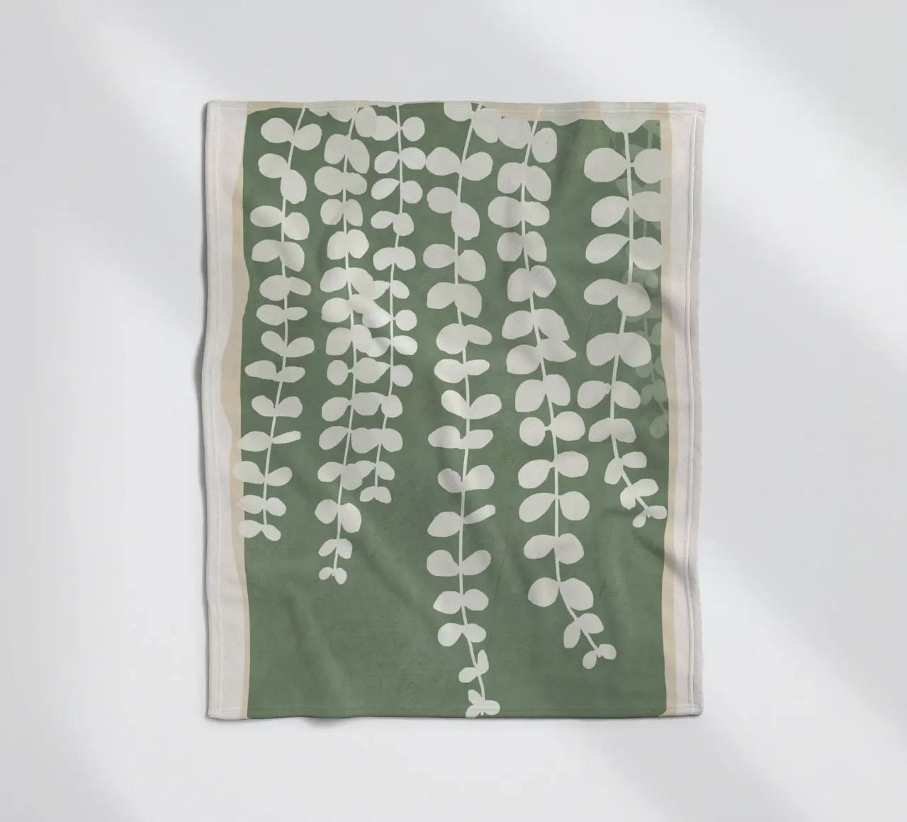 Minimal Abstract Leaves 2 coperta in pile da cityart