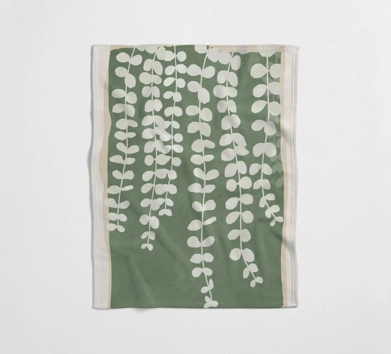 Minimal Abstract Leaves 2 coperta in pile da cityart