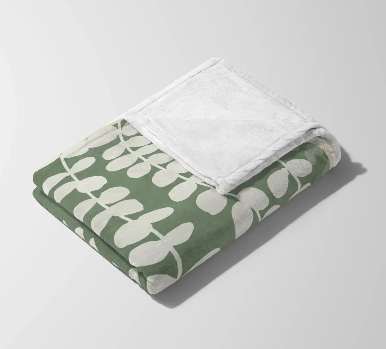 Minimal Abstract Leaves 2 coperta in pile da cityart