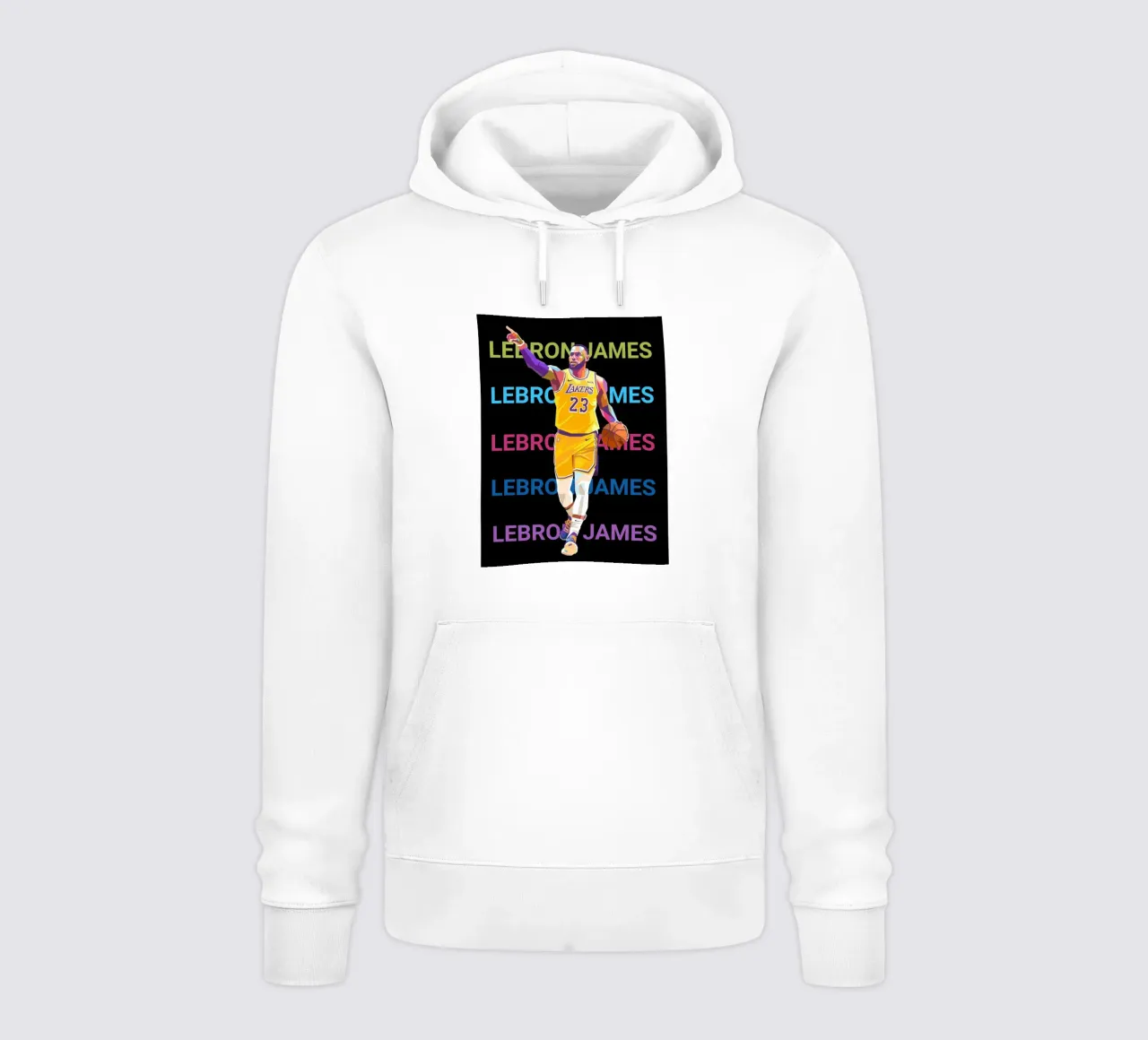 Lebron James art felpa con cappuccio da Hantamrata