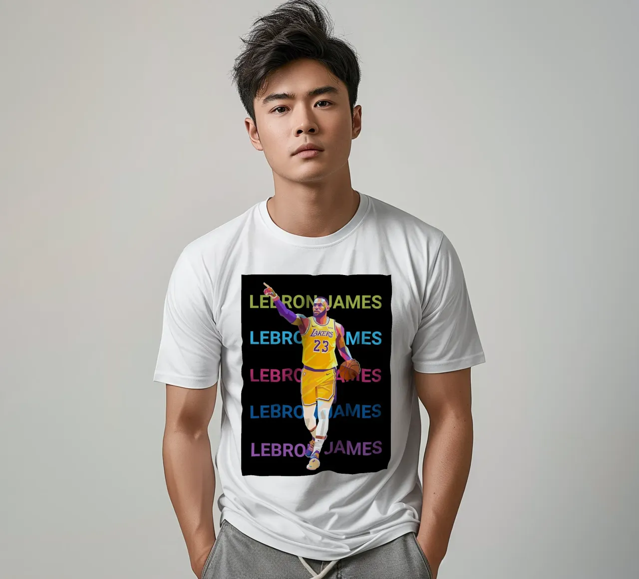 Lebron James art t-shirt da Hantamrata