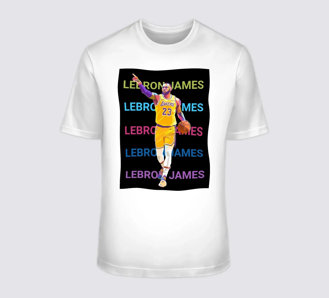 Lebron James art t-shirt da Hantamrata