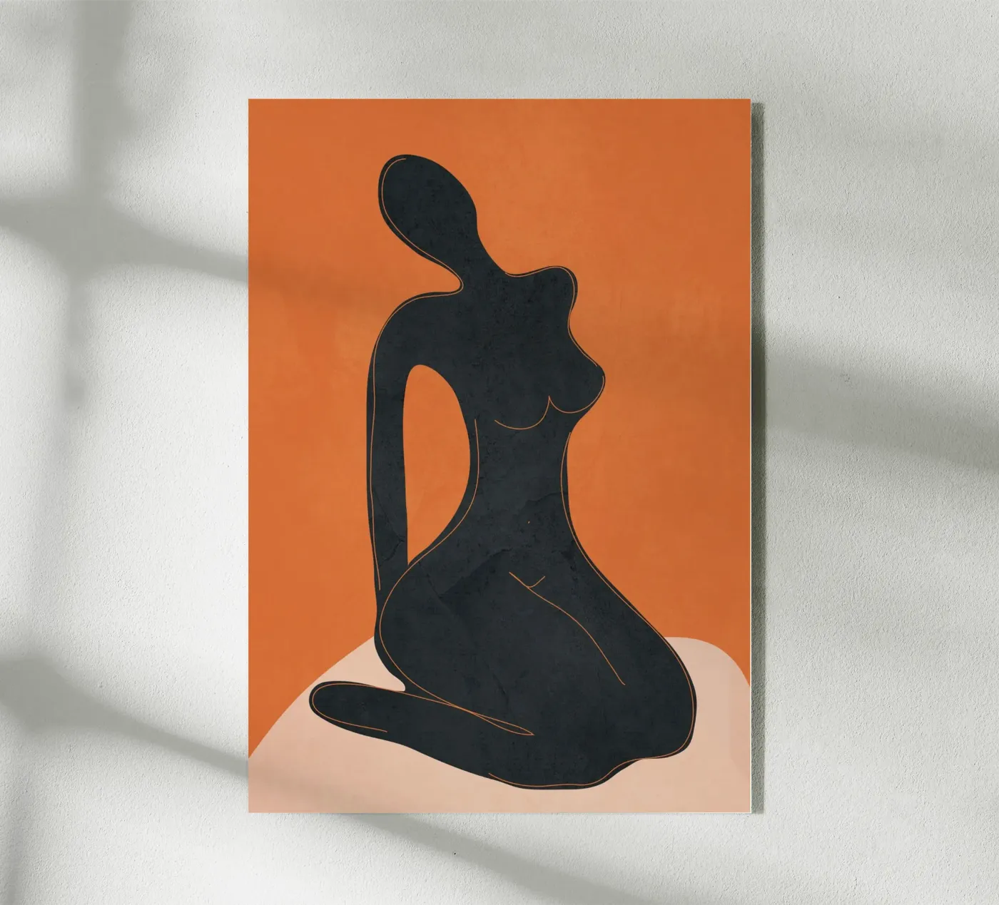 Abstract Nude II plexiglass da cityart