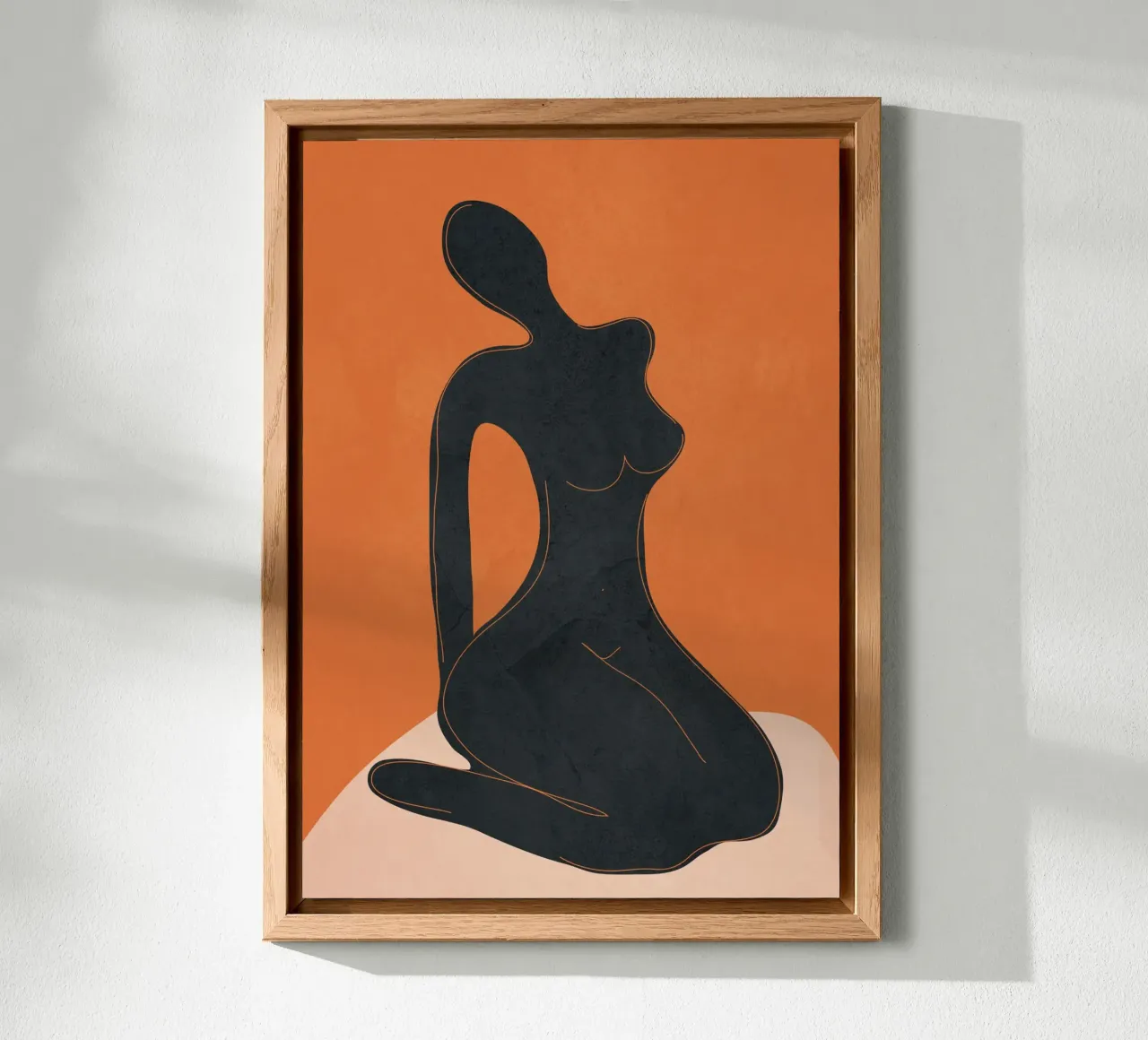 Abstract Nude II alluminio dibond da cityart