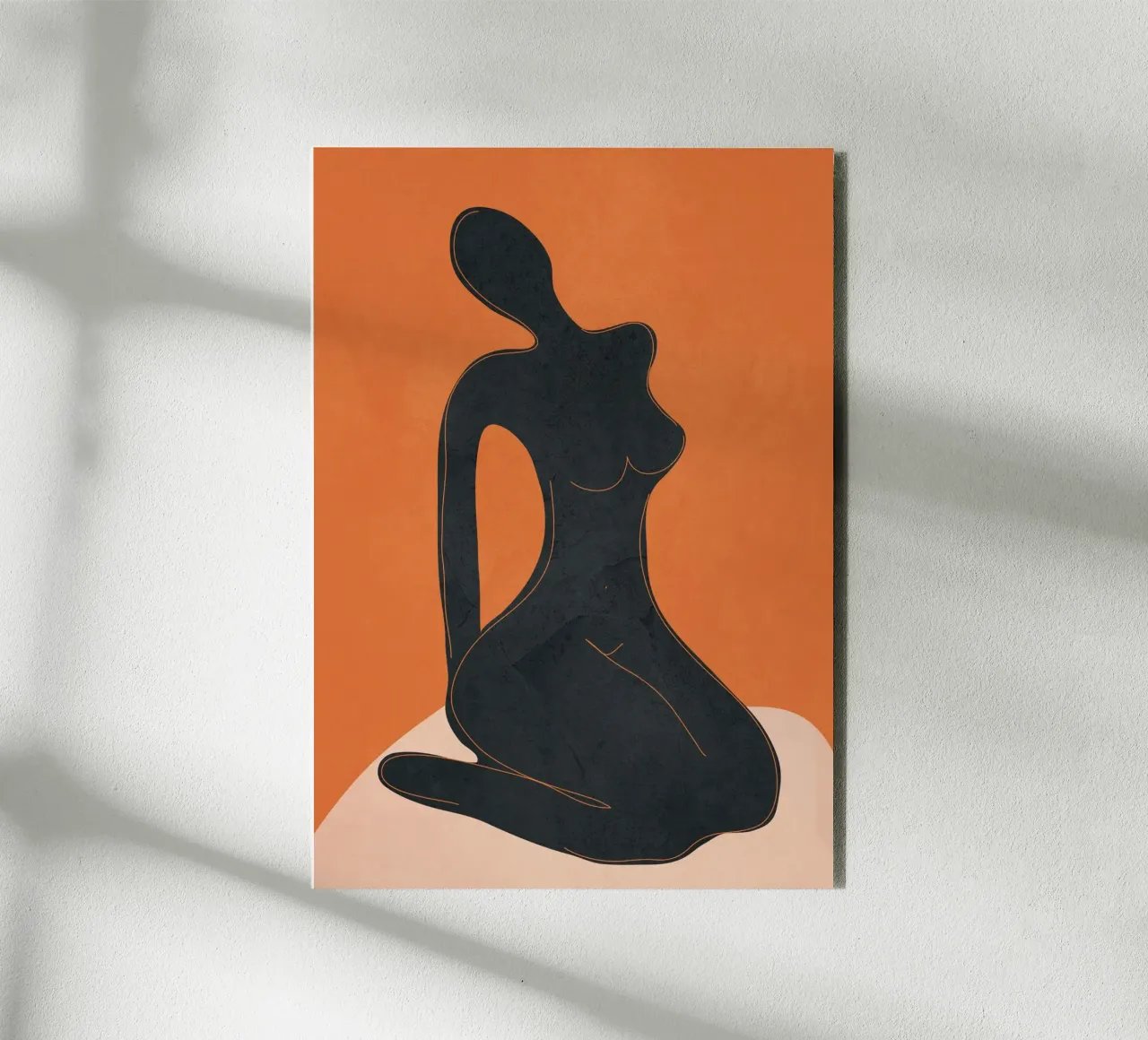Abstract Nude II alluminio dibond da cityart
