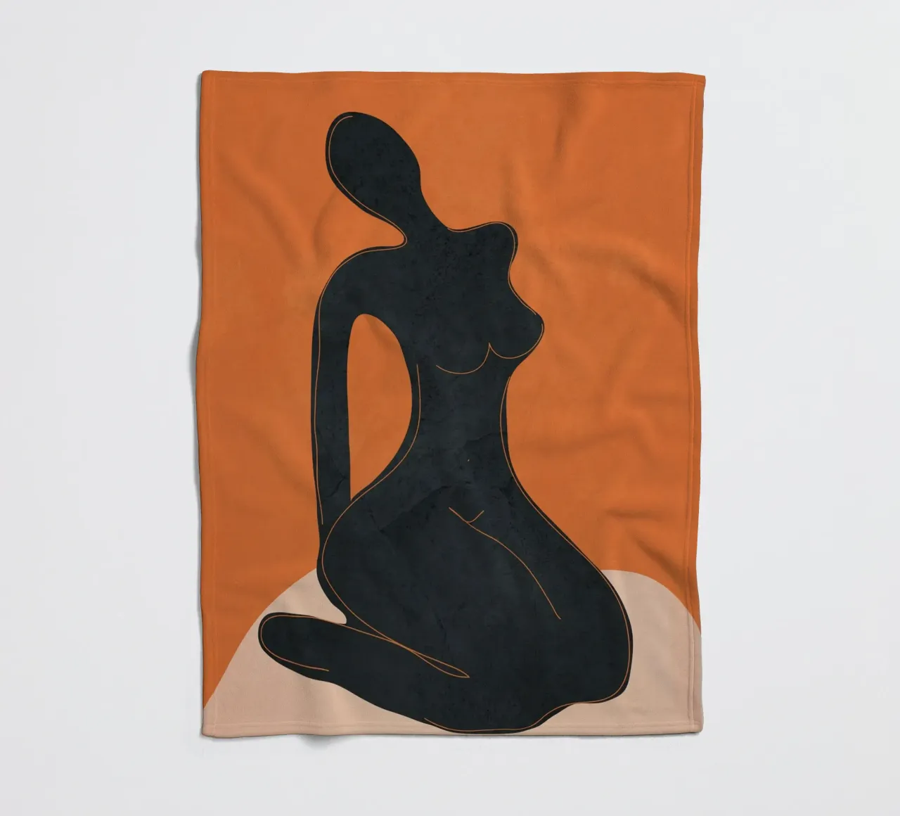 Abstract Nude II coperta in pile da cityart