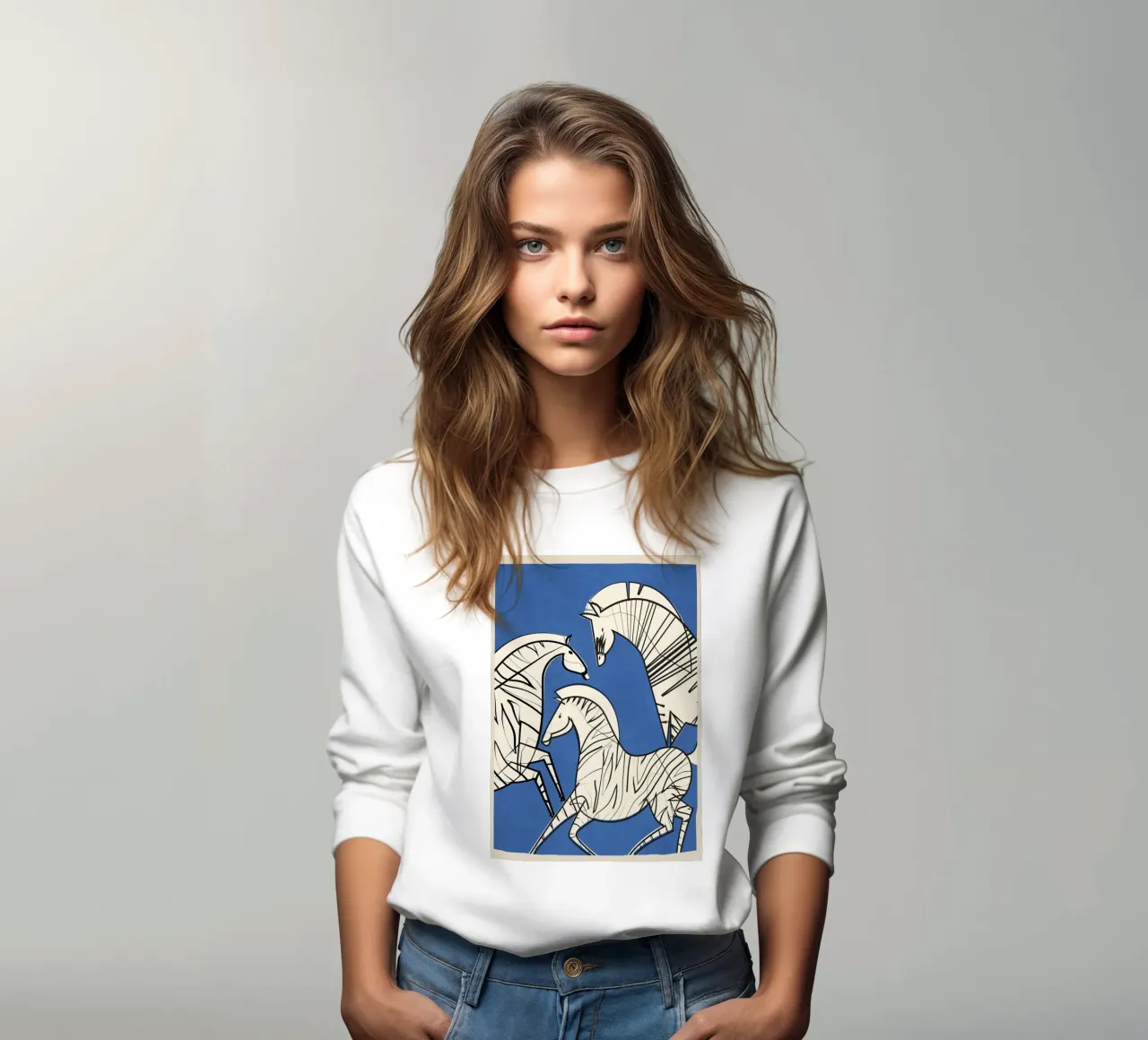 Abstract Zebra 3 sweatshirt van cityart