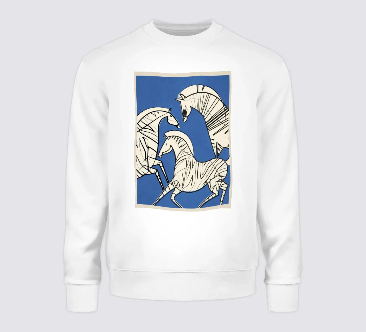 Abstract Zebra 3 sweatshirt van cityart