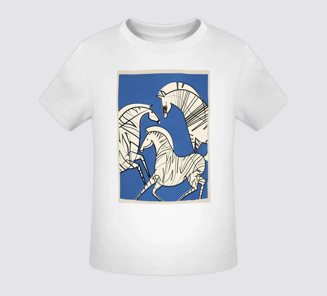 Abstract Zebra 3 maglietta neonato da cityart