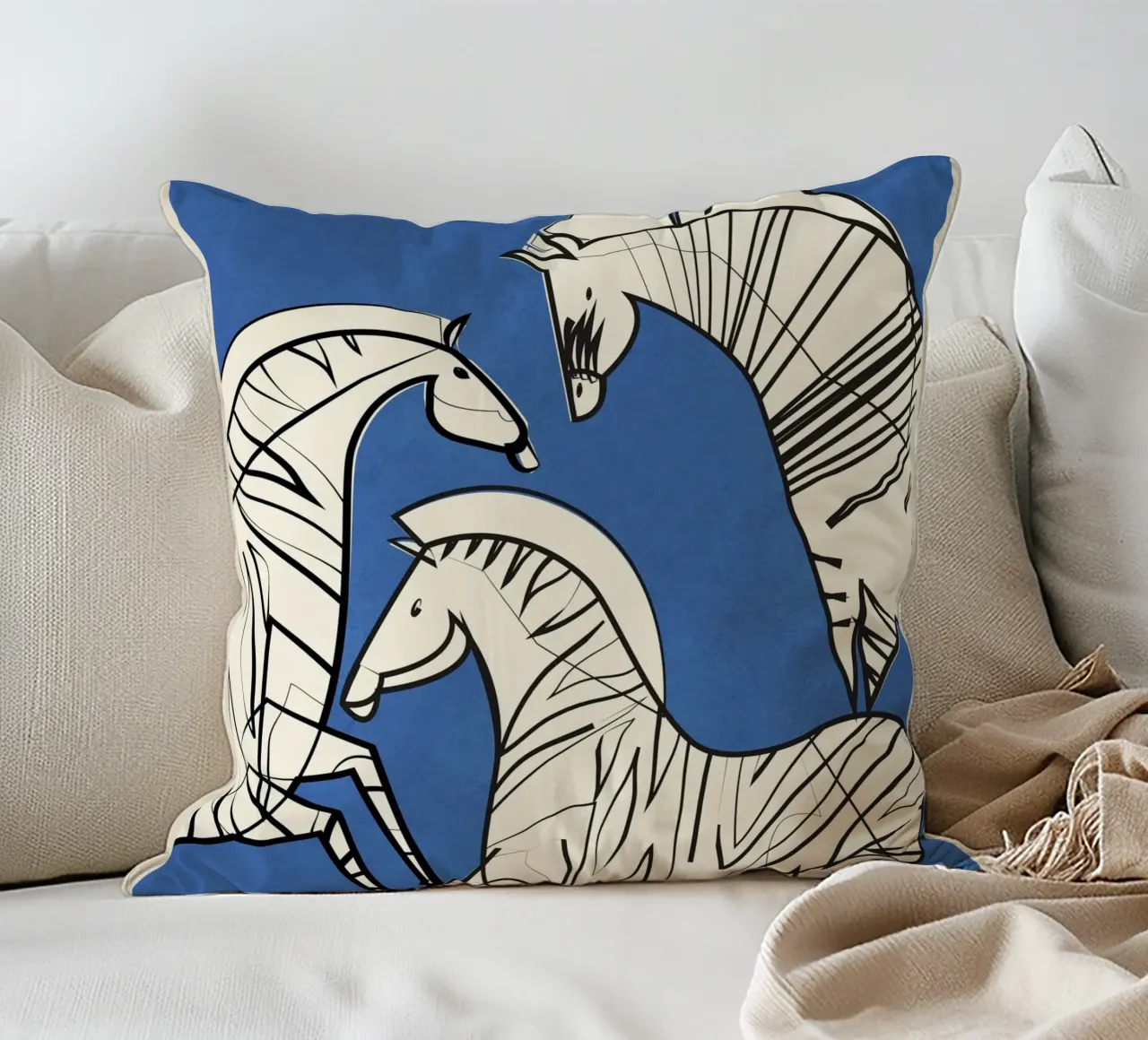 Abstract Zebra 3 cuscino da cityart