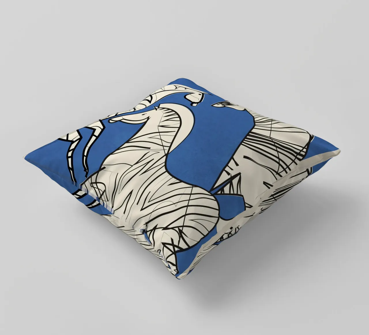 Abstract Zebra 3 cuscino da cityart