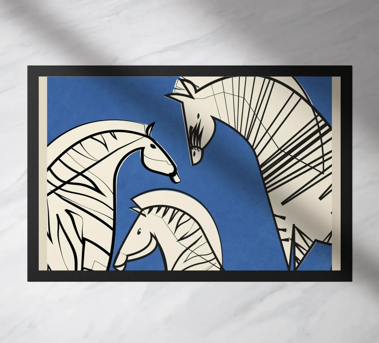 Abstract Zebra 3 Fußmatte von cityart