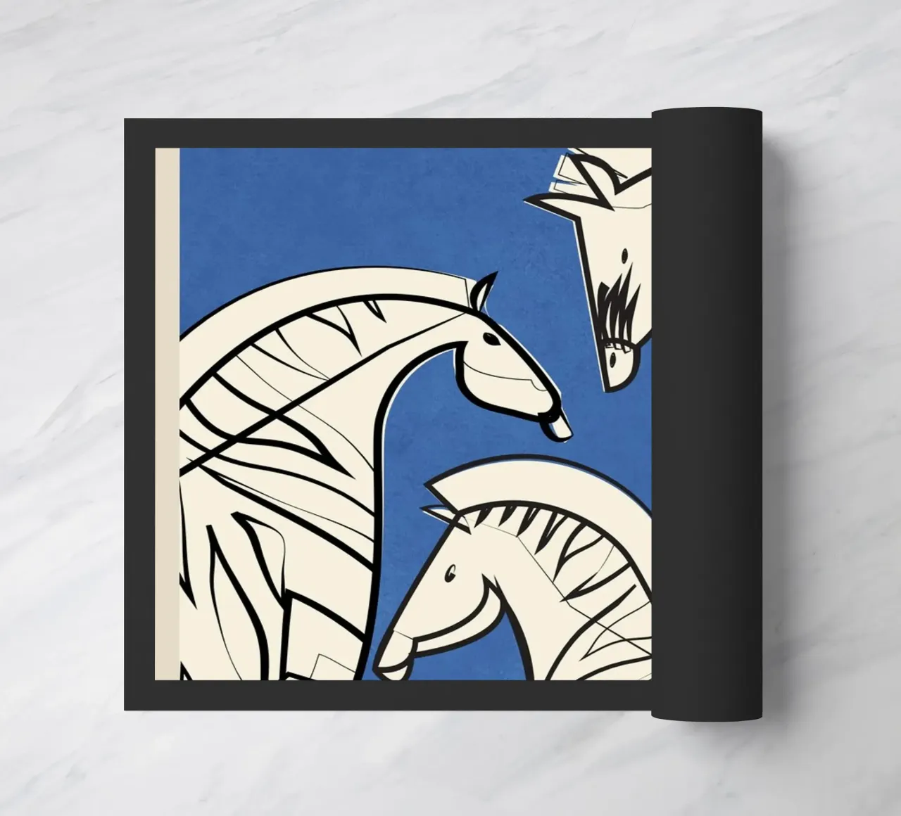 Abstract Zebra 3 Fußmatte von cityart