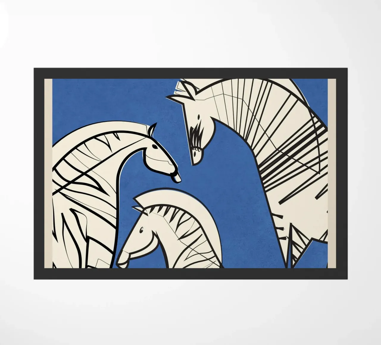 Abstract Zebra 3 Fußmatte von cityart
