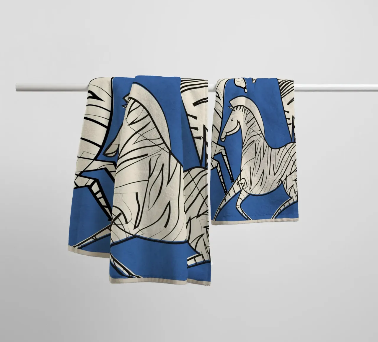 Abstract Zebra 3 asciugamano da bagno da cityart