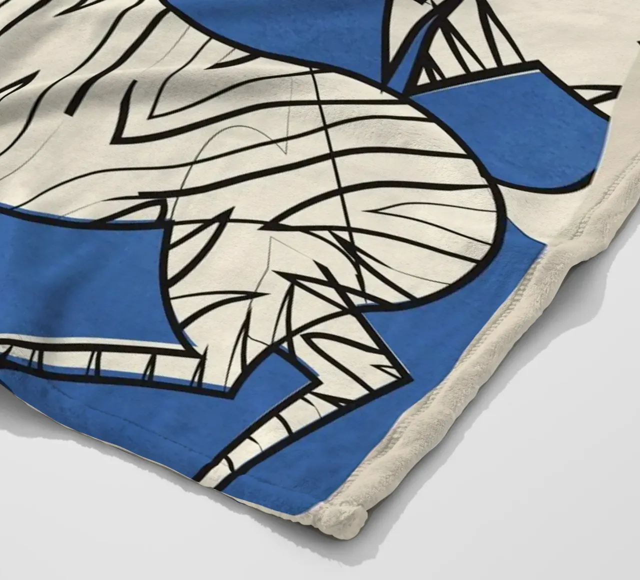 Abstract Zebra 3 coperta in pile da cityart