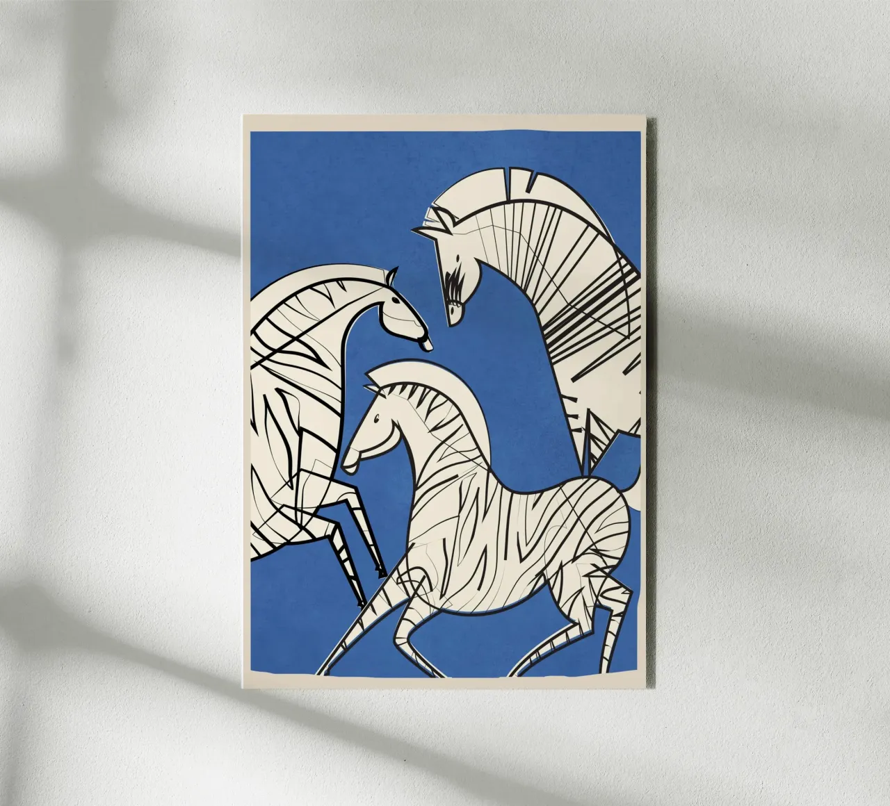 Abstract Zebra 3 pannello forex da cityart