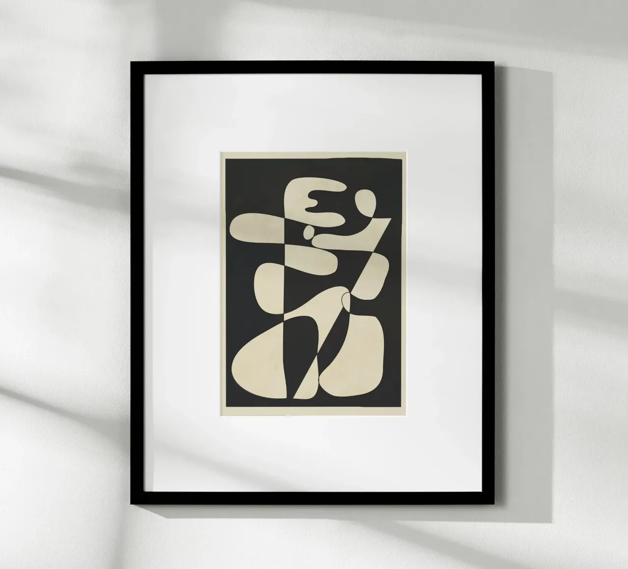 Modern Abstract Contrast – Noir carta hahnemühle da cityart