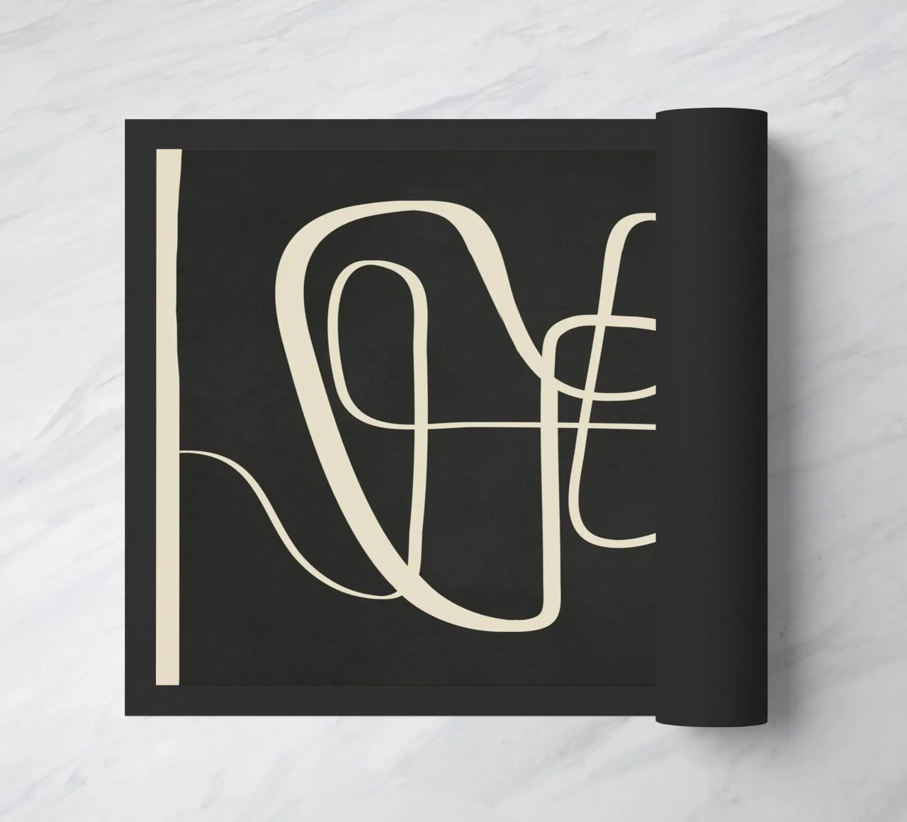 Modern Abstract Lines – Noir zerbino da cityart